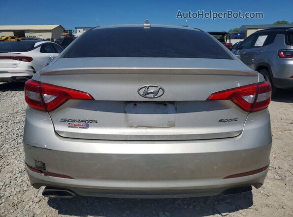 5NPE34AF2HH452554 2017 HYUNDAI SONATA Silver Հետևի տեսք