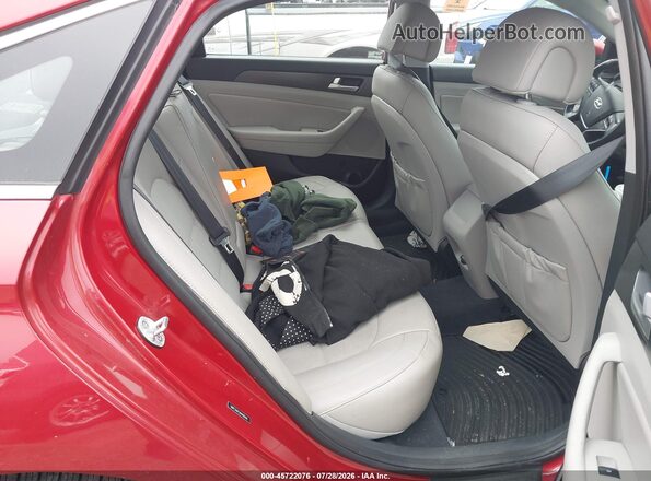 5NPE34AF2HH468446 2017 HYUNDAI SONATA Red Vista de la etiqueta del VIN