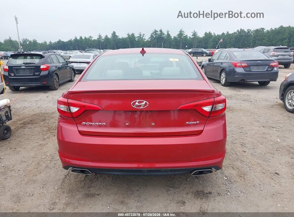 5NPE34AF2HH468446 2017 HYUNDAI SONATA Red 
