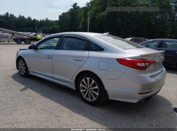 5NPE34AF2HH490608 2017 HYUNDAI SONATA Silver Задня ліва чверть
