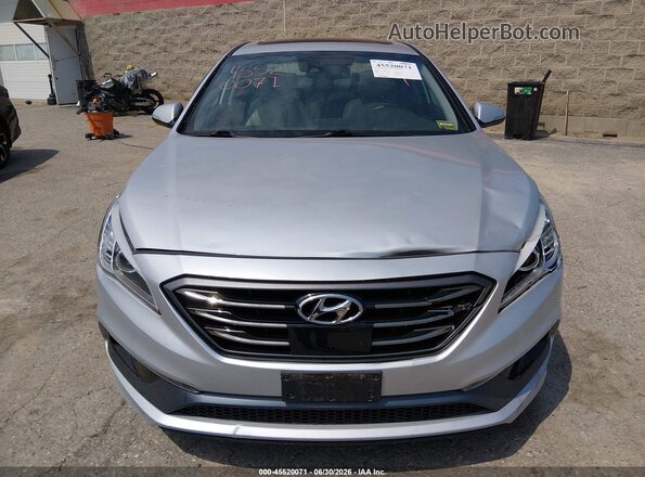 5NPE34AF2HH490608 2017 HYUNDAI SONATA Silver Вид щитка приладів