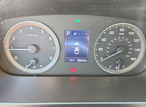 5NPE34AF2HH511439 2017 HYUNDAI SONATA Teal Vista del cuadro de instrumentos