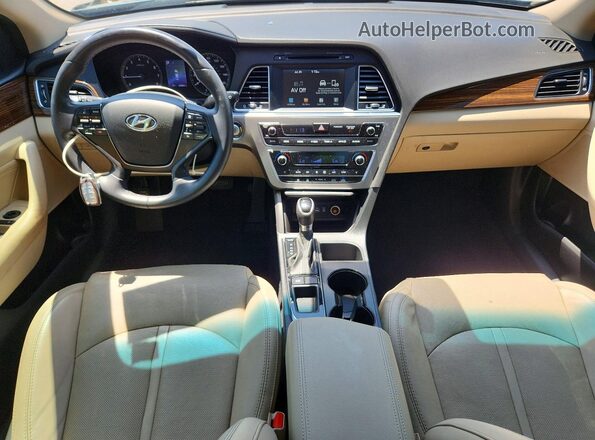 5NPE34AF2HH511439 2017 HYUNDAI SONATA Teal Vista del salpicadero