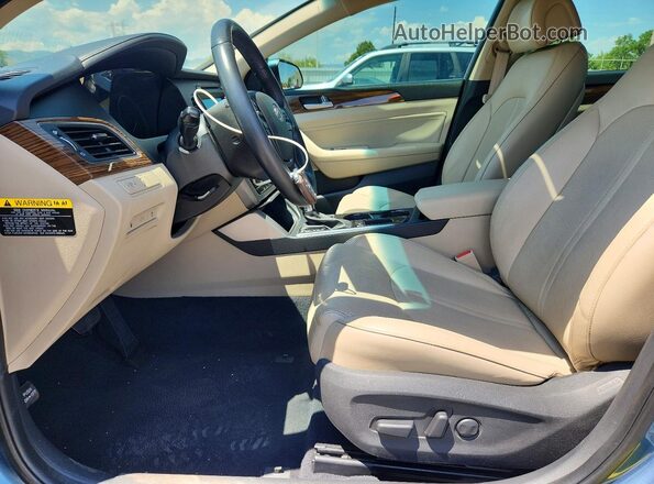 5NPE34AF2HH511439 2017 HYUNDAI SONATA Teal Vista interior delantera