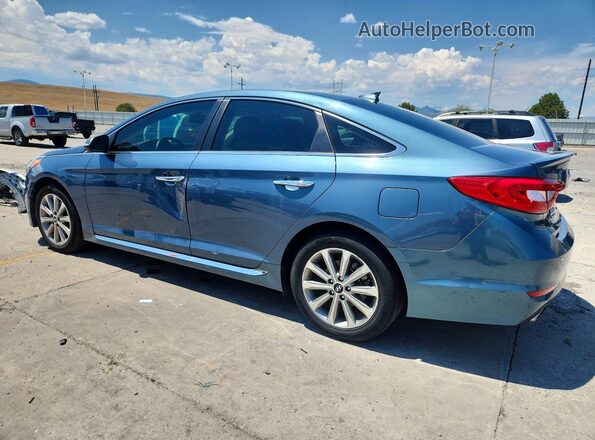 5NPE34AF2HH511439 2017 HYUNDAI SONATA Teal Trasero izquierdo