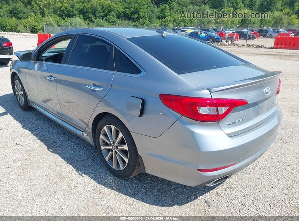 5NPE34AF2HH520822 2017 HYUNDAI SONATA Silver Rear left