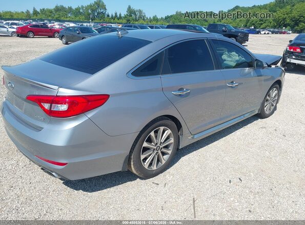 5NPE34AF2HH520822 2017 HYUNDAI SONATA Silver Rear right
