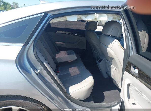 5NPE34AF2HH520822 2017 HYUNDAI SONATA Silver VIN sticker view