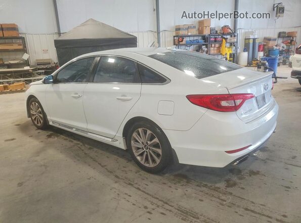 5NPE34AF2HH561399 2017 HYUNDAI SONATA White Rear left