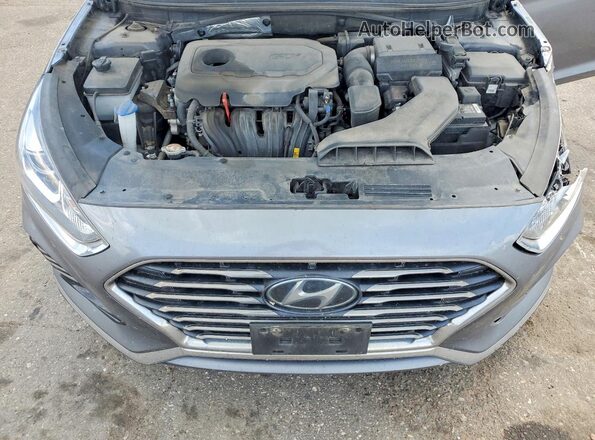 5NPE34AF2JH611742 2018 HYUNDAI SONATA Gray Սալոնի հետևի տեսք