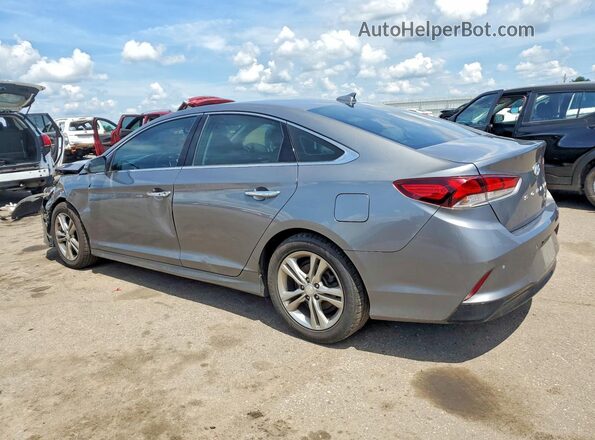 5NPE34AF2JH611742 2018 HYUNDAI SONATA Gray Հետևի ձախ
