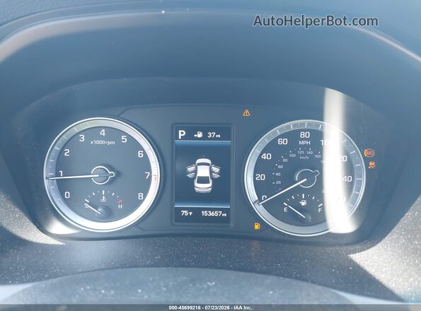 5NPE34AF2JH628301 2018 HYUNDAI SONATA Gray Вид задніх сидінь