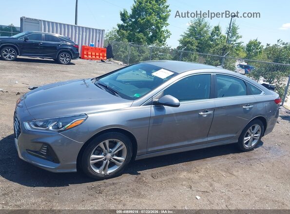 5NPE34AF2JH628301 2018 HYUNDAI SONATA Gray 