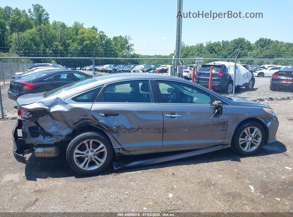 5NPE34AF2JH628301 2018 HYUNDAI SONATA Gray Панорамний вид салону 360°