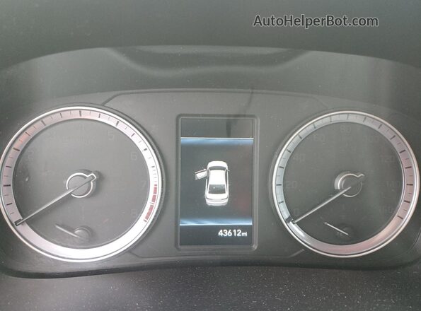 5NPE34AF2JH629545 2018 HYUNDAI SONATA Silver Widok zestawu wskaźników