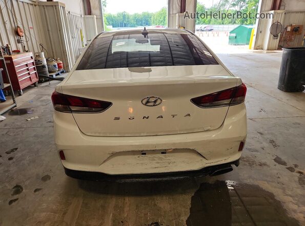 5NPE34AF2JH633661 2018 HYUNDAI SONATA White Vista trasera