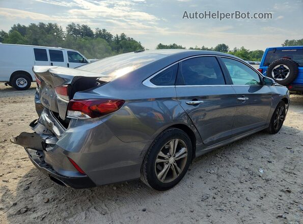 5NPE34AF2JH634597 2018 HYUNDAI SONATA Gray Задня права чверть