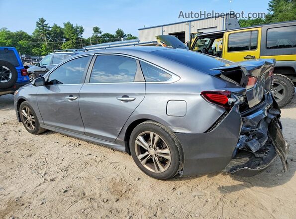 5NPE34AF2JH634597 2018 HYUNDAI SONATA Gray Задня ліва чверть