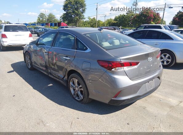 5NPE34AF2JH636978 2018 HYUNDAI SONATA Gray Задня ліва чверть