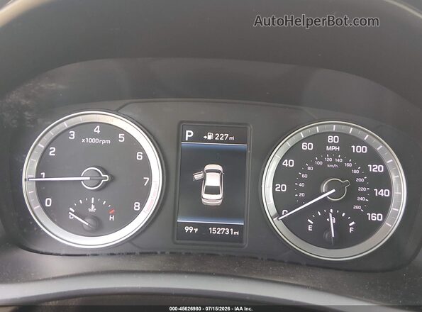 5NPE34AF2JH636978 2018 HYUNDAI SONATA Gray Вид задніх сидінь