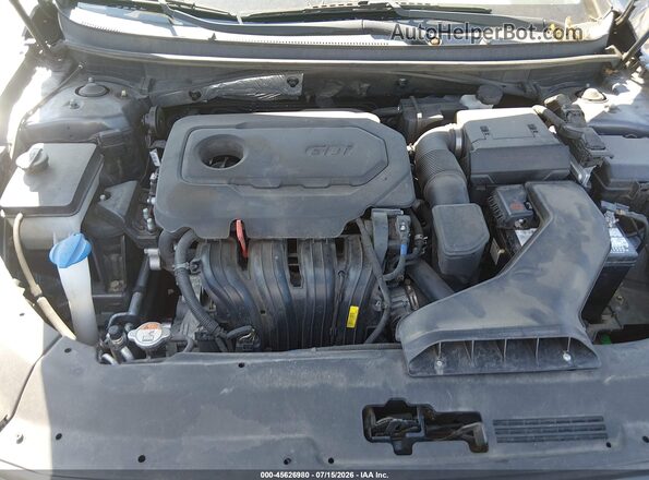 5NPE34AF2JH636978 2018 HYUNDAI SONATA Gray Вид ззаду