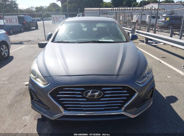 5NPE34AF2JH636978 2018 HYUNDAI SONATA Gray Вид щитка приладів