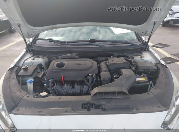 5NPE34AF2JH637743 2018 HYUNDAI SONATA Белый Вид сзади