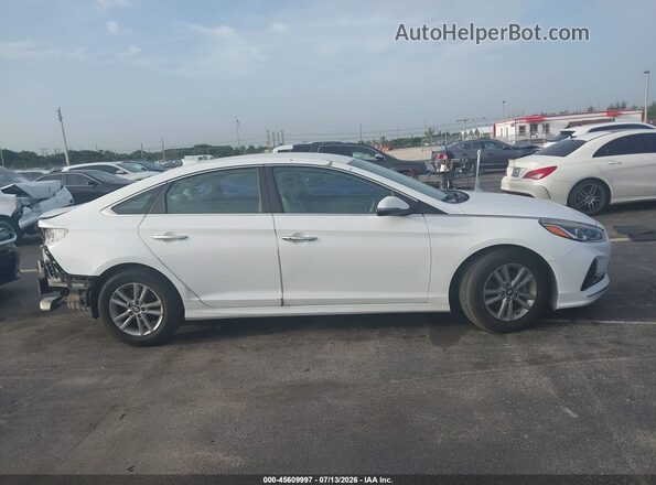 5NPE34AF2JH637743 2018 HYUNDAI SONATA Белый Панорамный вид салона 360°