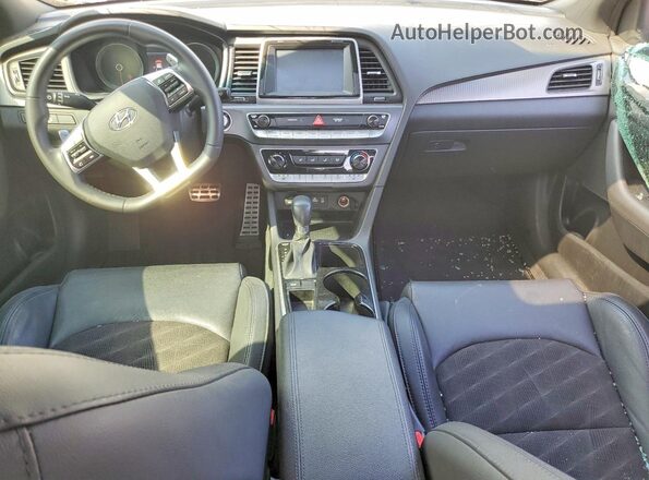 5NPE34AF2JH688692 2018 HYUNDAI SONATA White Vista del salpicadero
