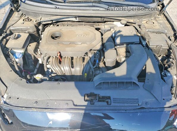 5NPE34AF2JH713896 2018 HYUNDAI SONATA Black Rear interior view