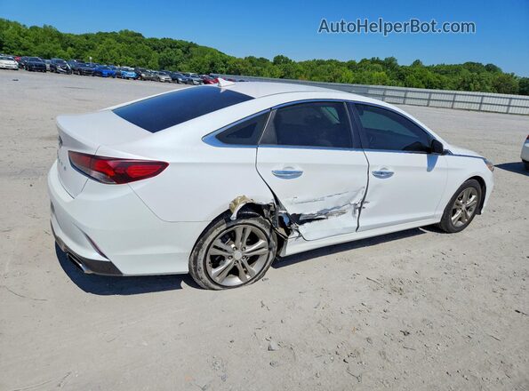 5NPE34AF2KH746236 2019 HYUNDAI SONATA White Задня права чверть