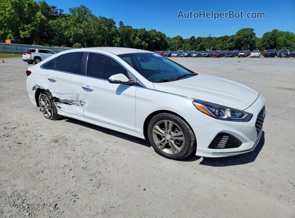 5NPE34AF2KH746236 2019 HYUNDAI SONATA White Передня права чверть