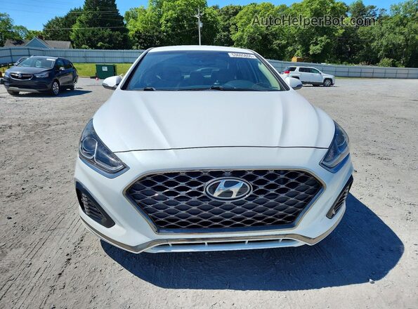 5NPE34AF2KH746236 2019 HYUNDAI SONATA White Вид спереду