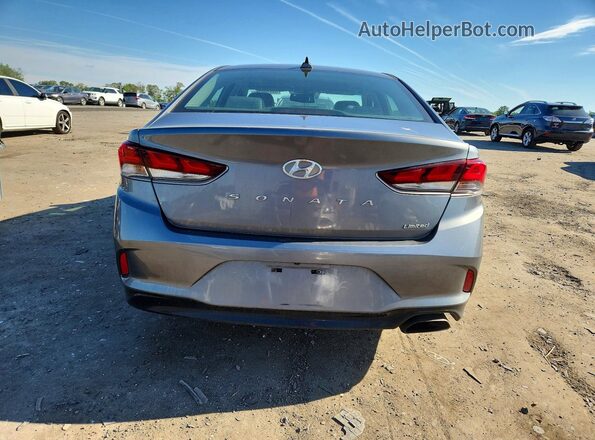 5NPE34AF2KH757186 2019 HYUNDAI SONATA Gray Rear view