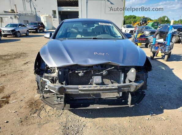 5NPE34AF2KH757186 2019 HYUNDAI SONATA Gray Front view