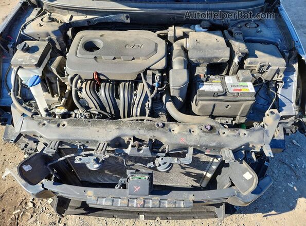 5NPE34AF2KH757186 2019 HYUNDAI SONATA Gray Rear interior view