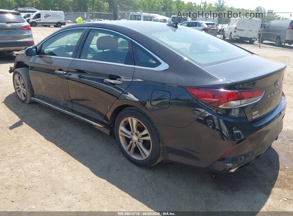5NPE34AF2KH759486 2019 HYUNDAI SONATA Black Задня ліва чверть
