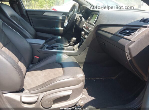 5NPE34AF2KH759486 2019 HYUNDAI SONATA Black Вид салону спереду