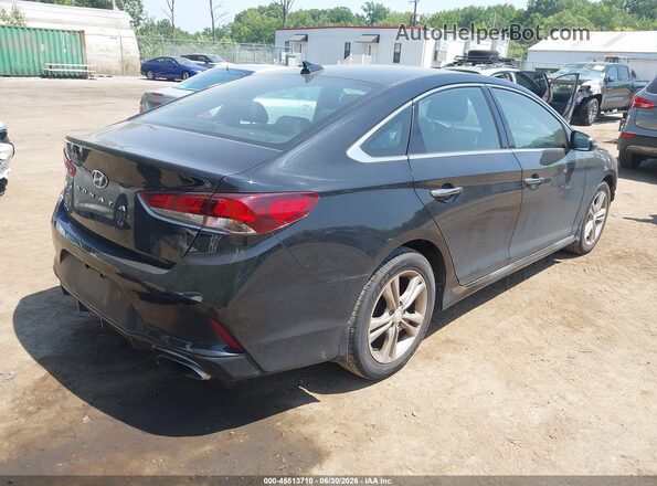 5NPE34AF2KH759486 2019 HYUNDAI SONATA Black Задня права чверть