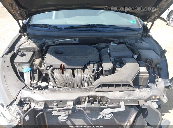 5NPE34AF2KH759486 2019 HYUNDAI SONATA Black Вид ззаду
