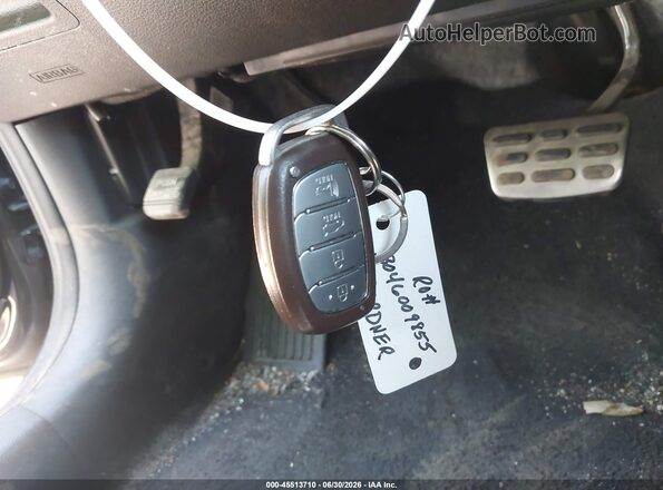 5NPE34AF2KH759486 2019 HYUNDAI SONATA Black Вид панелі приладів