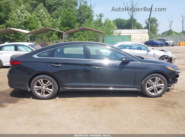 5NPE34AF2KH759486 2019 HYUNDAI SONATA Black Панорамний вид салону 360°