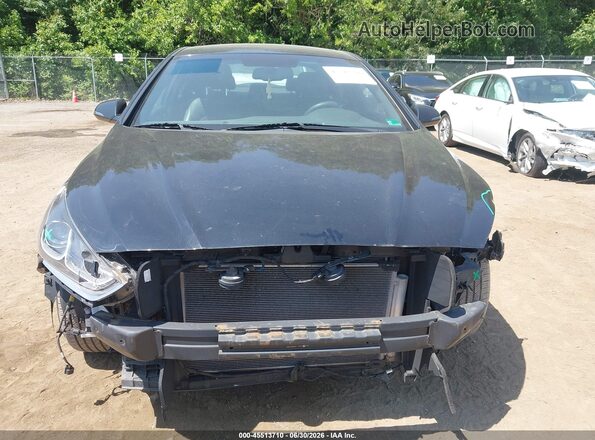 5NPE34AF2KH759486 2019 HYUNDAI SONATA Black Вид задньої частини салону