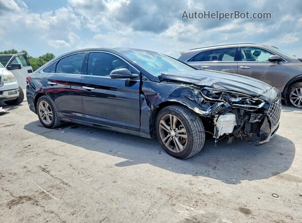 5NPE34AF2KH761173 2019 HYUNDAI SONATA Black წინა მარჯვენა