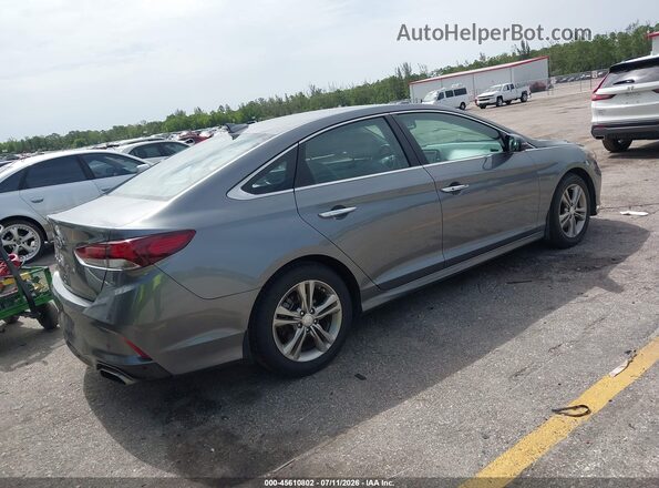 5NPE34AF2KH769838 2019 HYUNDAI SONATA Gray Задня права чверть
