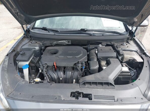 5NPE34AF2KH769838 2019 HYUNDAI SONATA Gray Вид ззаду