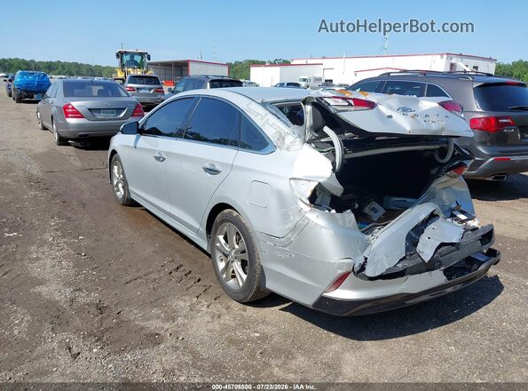 5NPE34AF2KH815068 2019 HYUNDAI SONATA Silver Հետևի ձախ