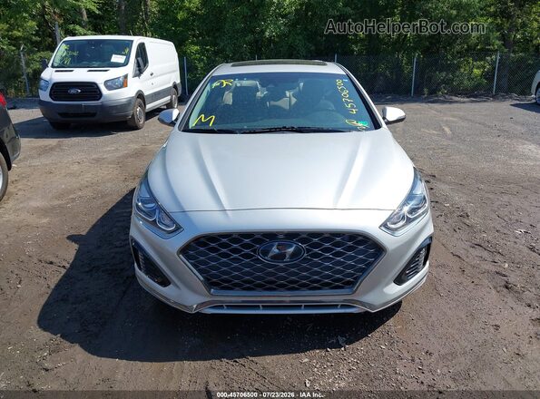 5NPE34AF2KH815068 2019 HYUNDAI SONATA Silver Սարքավորումների վահանակի տեսք