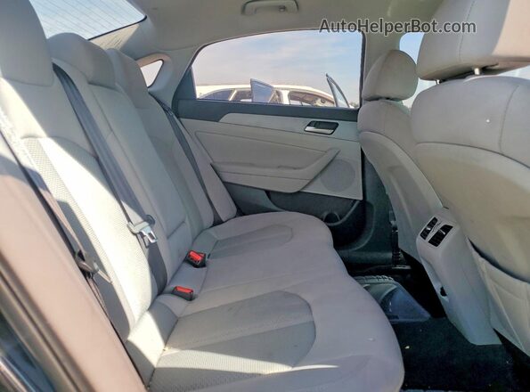 5NPE34AF2KH820920 2019 HYUNDAI SONATA Black Вид задніх сидінь