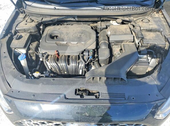 5NPE34AF2KH820920 2019 HYUNDAI SONATA Black Вид задньої частини салону